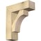Ekena Millwork Westlake Block Rough Sawn Bracket w/ Offset Brace, Douglas Fir, 8"W x 24"D x 28"H BKT0806X24X28WTL05RDF - alternate 1